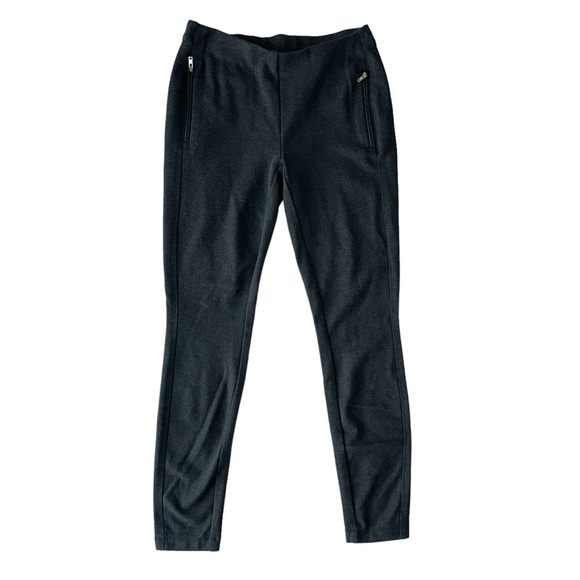 TOMMY HILFIGER WOMEN'S MORGAN STRETCH PONTE PANTS LEGGINGS IN DARK GREY SIZE  XS - Picture 1 of 16